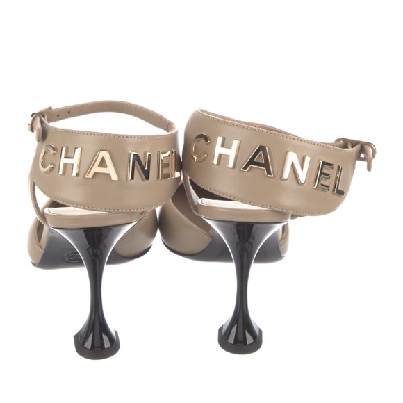 Chanel 2021 Interlocking CC Mary Jane Heels. Very good condition - Picture 4 of 5